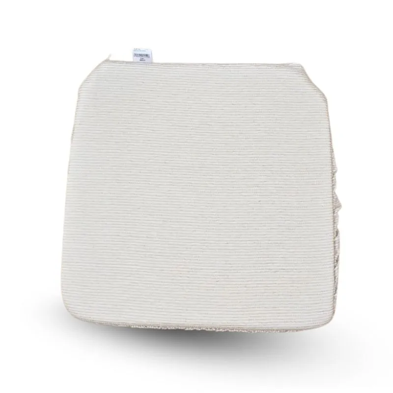 Cojín de Silla beige con Volante